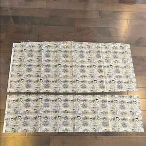 2 Pittsburg Penguins fabric pieces